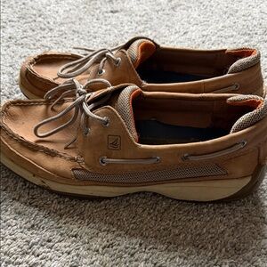 Sperry Men's Brown and Tan Boat Shoes
